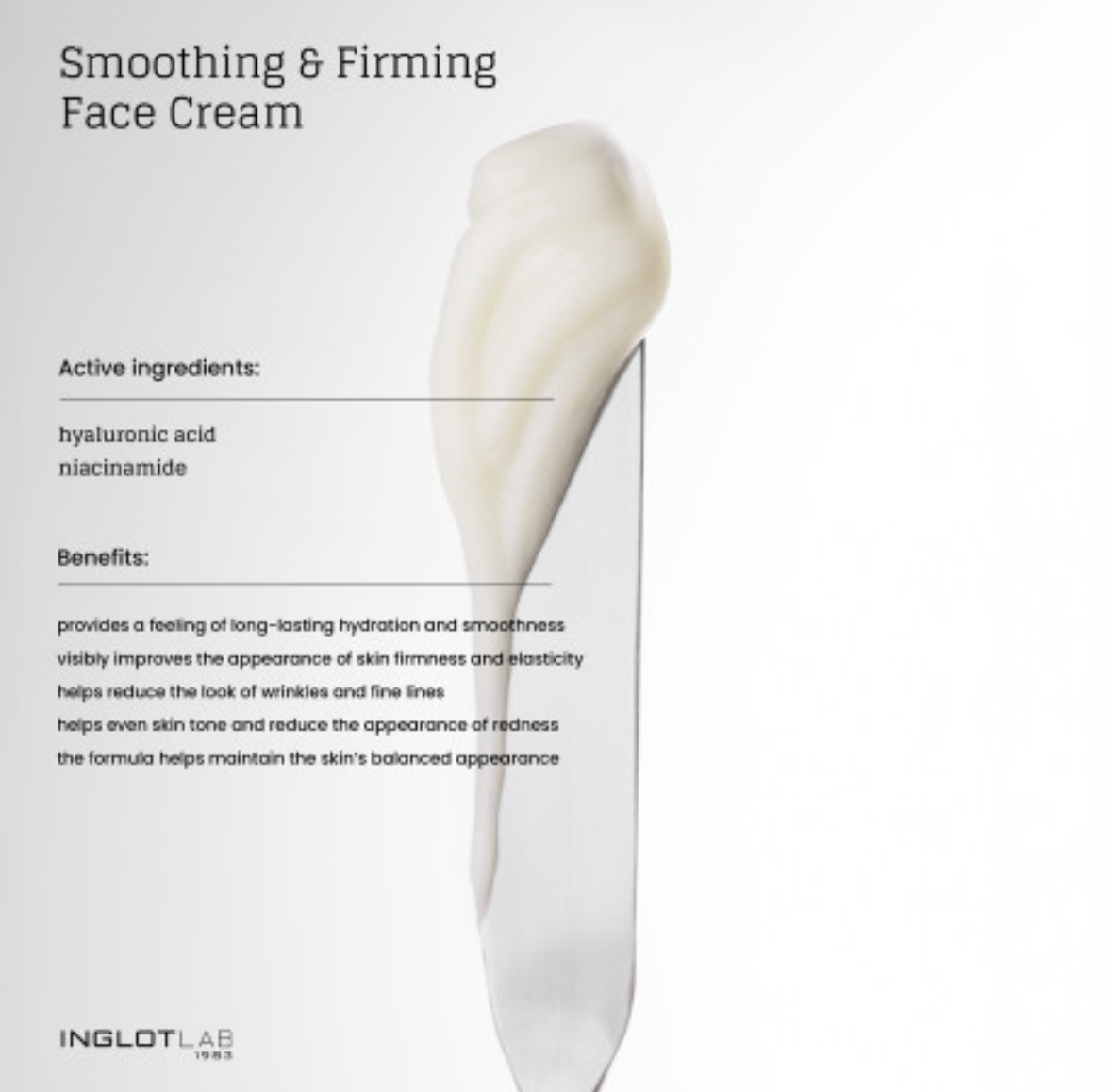 Inglot Lab - Smoothing & Firming Face Cream