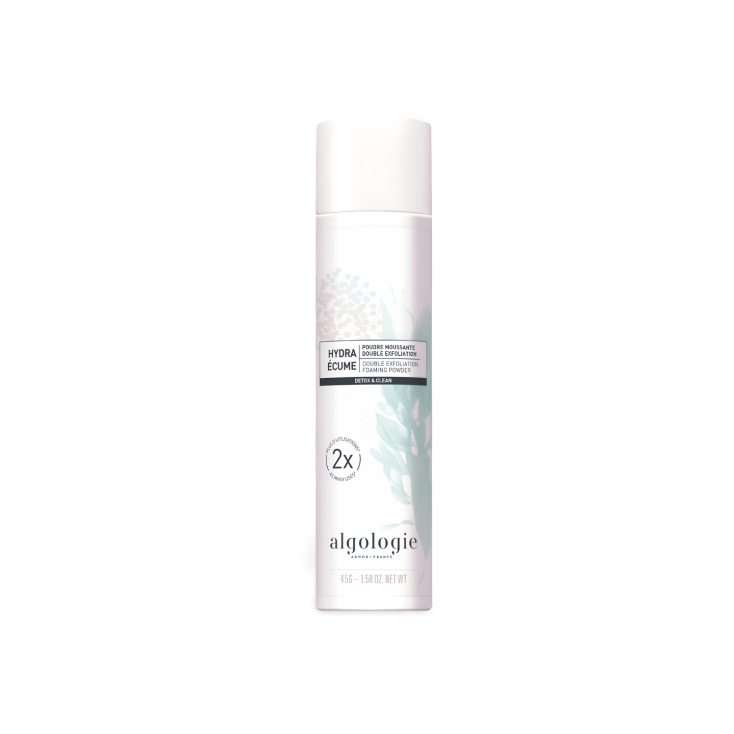 Algologie Detox And Clean Double Exfoliating Foaming Powder