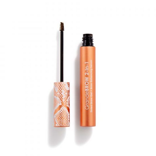 Grande Cosmetics GrandeBROW 2-In-1 Tinted Brow Gel + Brow Enhancing Serum | Light