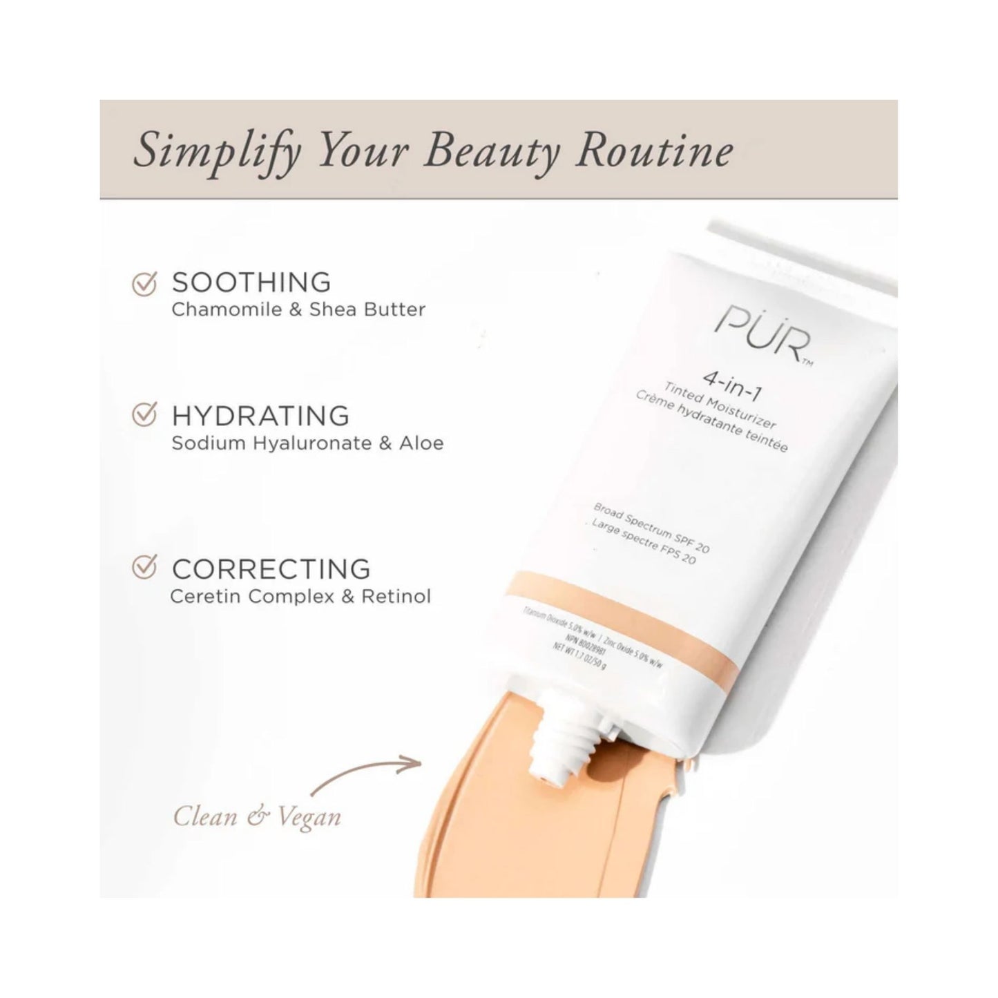 PÜR 4-in-1 Mineral Tinted Moisturizer